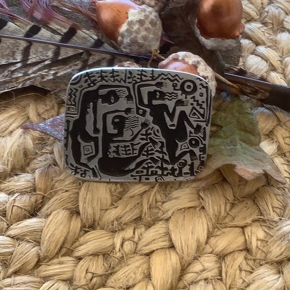 Vintage Alice Seely/Urban Fetishes Petroglyph Brooch/Pin (2000) Dancing Women - Picture 10 of 16